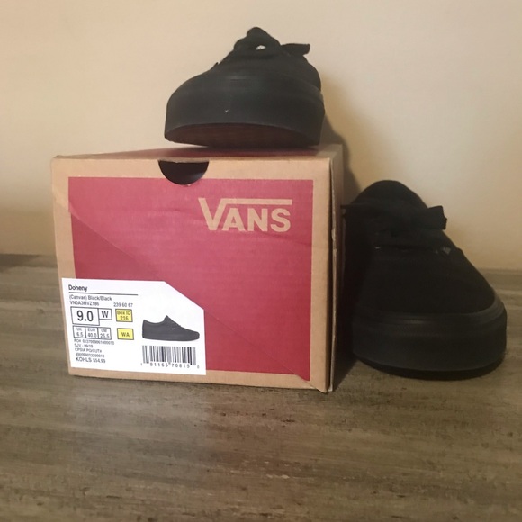 Brand New Black Vans! Size 9 - Picture 5 of 12
